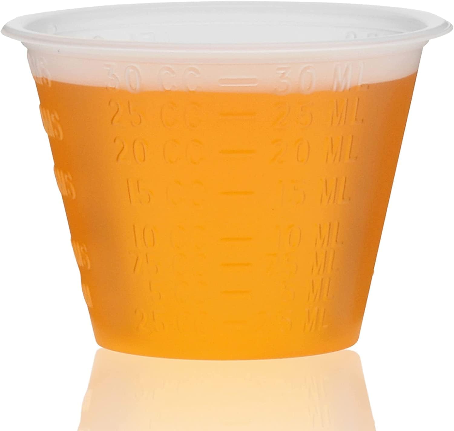 Plastic Medicine Cups 10,000 Small Disposable Graduated 1 OZ Measuring Cup with Embossed Measurements in Tablespoons, Drams, CC's, ML and OZ for Liquid & Dry Medication, Epoxy, Oils, Paint and Stain…