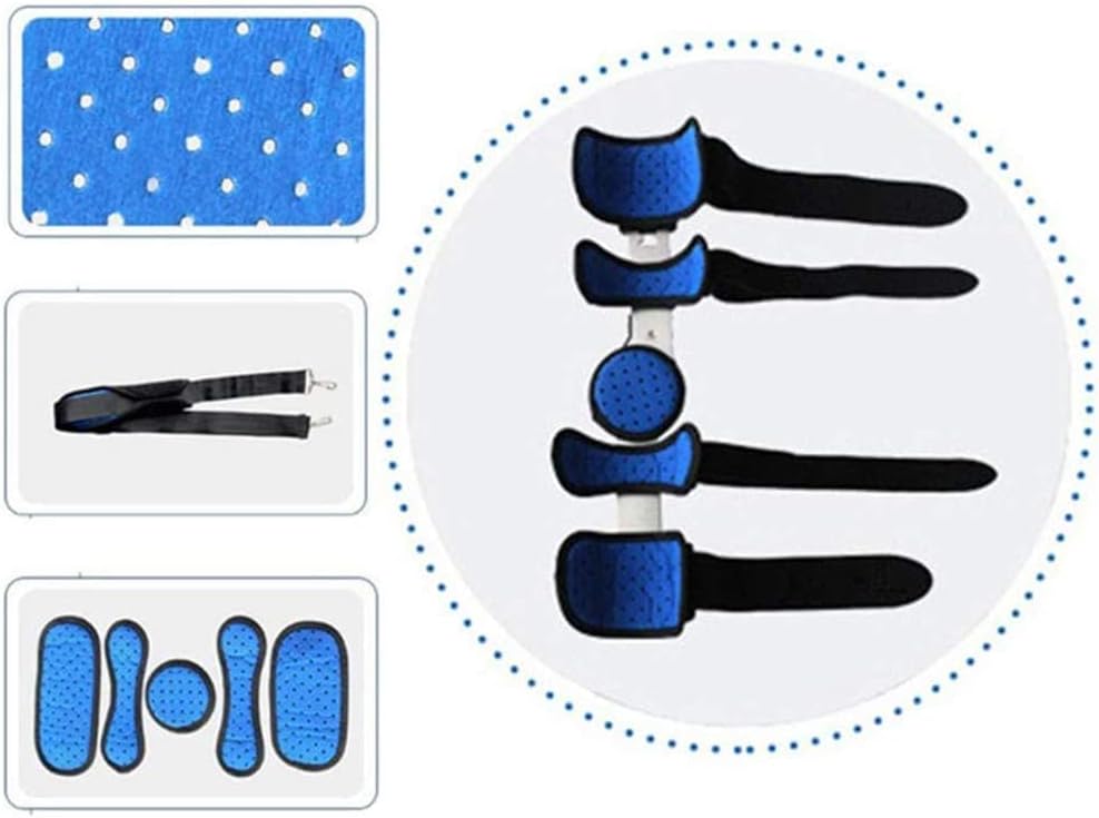 Hinged Elbow Brace, Adults Arm Elbow Splint Immobilizer Brace, Adjustable Elbow Fixator Orthosis, for Elbow Fracture Rehabilitation,Right