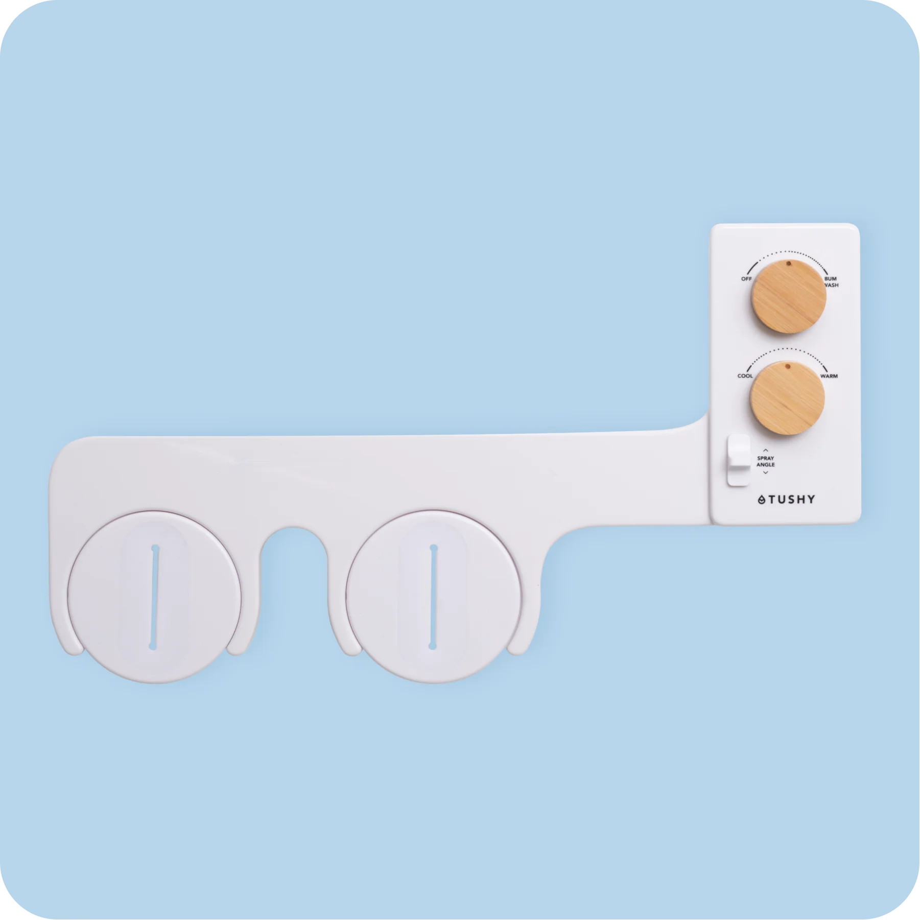 TUSHY Spa 3.0 Premium Bidet Attachment, Dual Temp Cold & Warm Water, Self Cleaning, Adjustable Pressure Nozzle & Angle Control