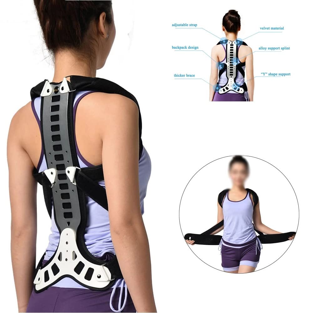 Spine Back Support Brace Improve Corrector Teen Shoulder Neck Lumbar Support Straightener (D S code)