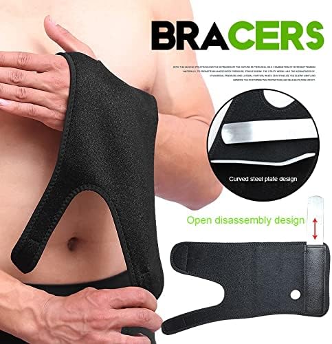 1PCS Adjust Wristband Steel Wrist Brace Wrist Support Hand Brace Wrist Support Finger Splint Carpal Tunnel Syndrome(Right)