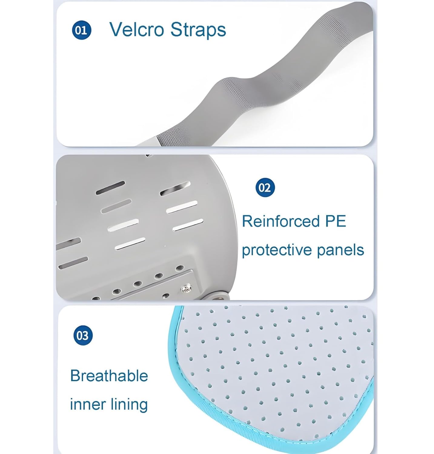 Adjustable Knee Joint Fixed Brace, ROM Full Leg Rehabilitation Splint, Knee Ankle Orthosis Fully Support Lmmobilizer, Breathable Secure Support for Women Men(right)