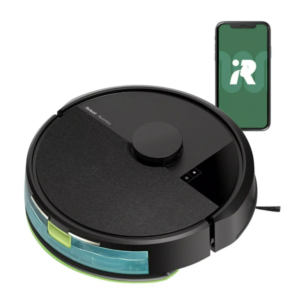 iRobot Roomba 105 Wi Fi Ready Combo Black Robot Vacuum and Mop with 70x Suction