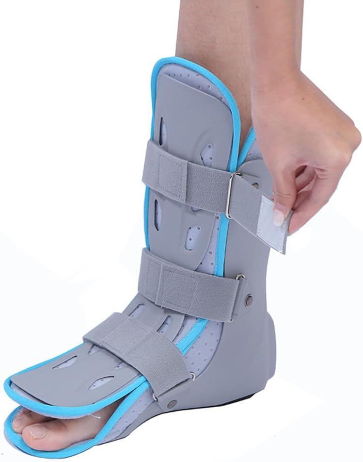 SFKLYU Splint Ankle Foot Brace, AFO Night Splint Ankle Foot Brace, Kids AFO Drop Foot, Walking Sleeping Othopedic for Children Toddler Ankle Foot Orthosis,A Pair,L