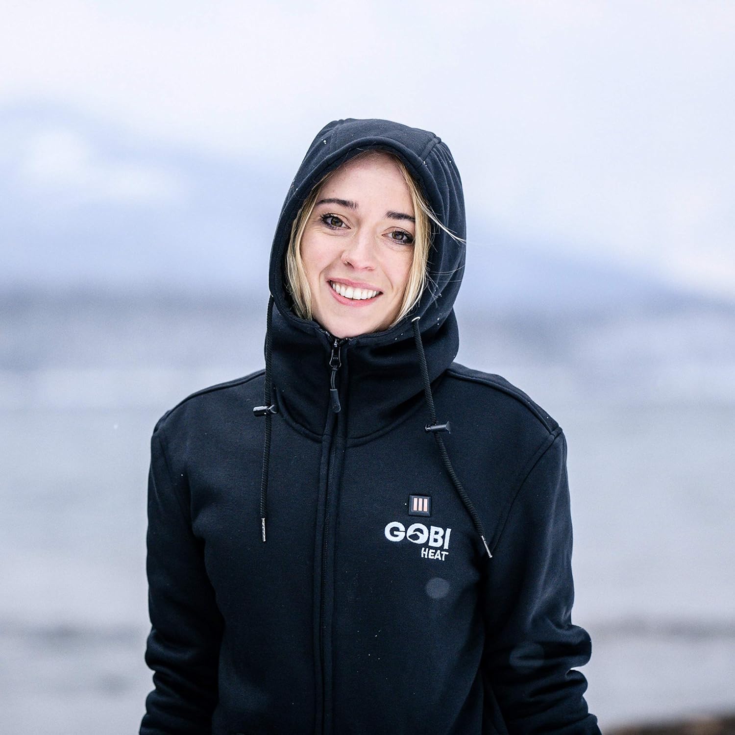 Ridge Women's Heated Hoodie - 10 hrs of Heat | With Battery & Charger | Machine Washable