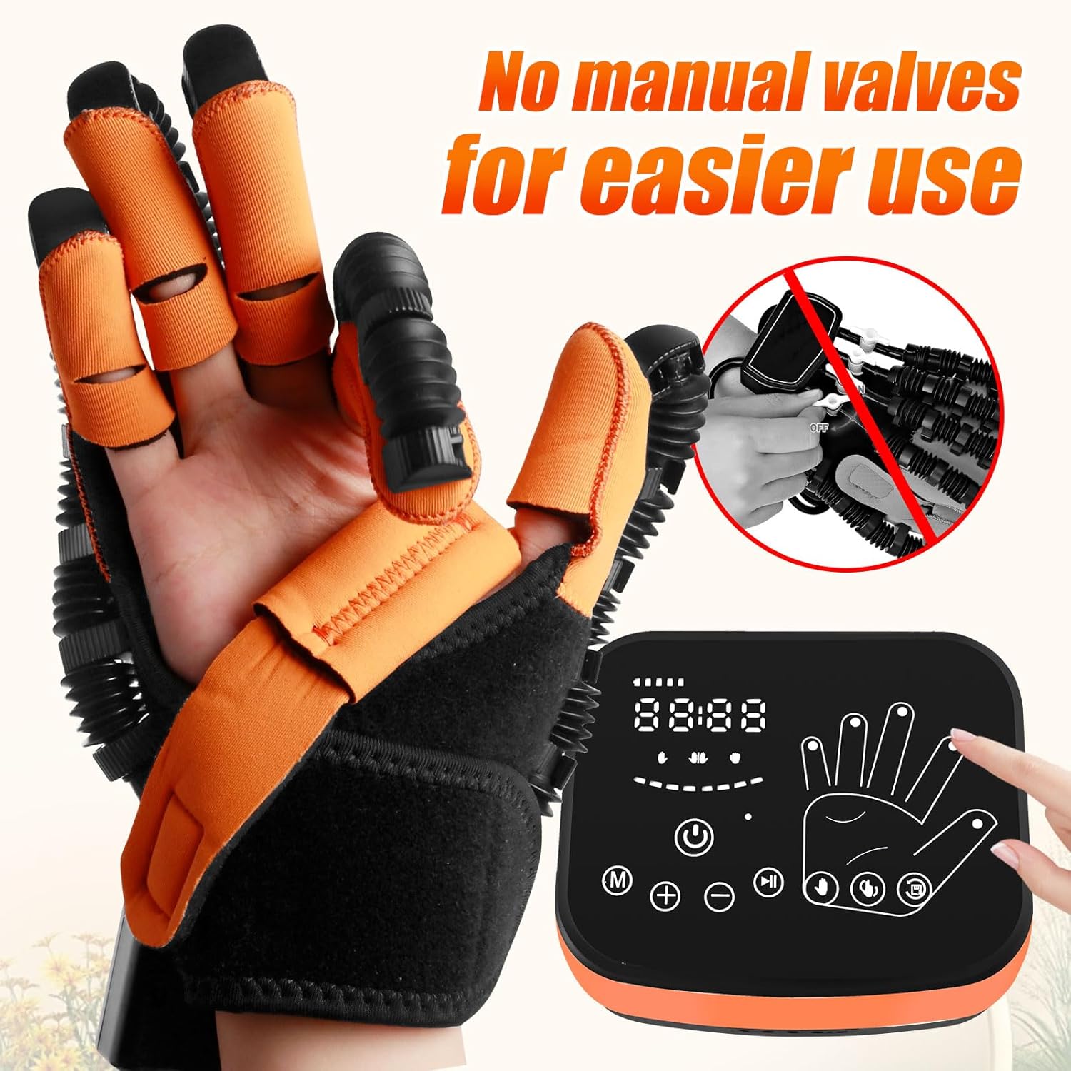 Hand Rehabilitation Glove｜Stroke Rehab｜Rehab Glove Use - Right Hand, Size S
