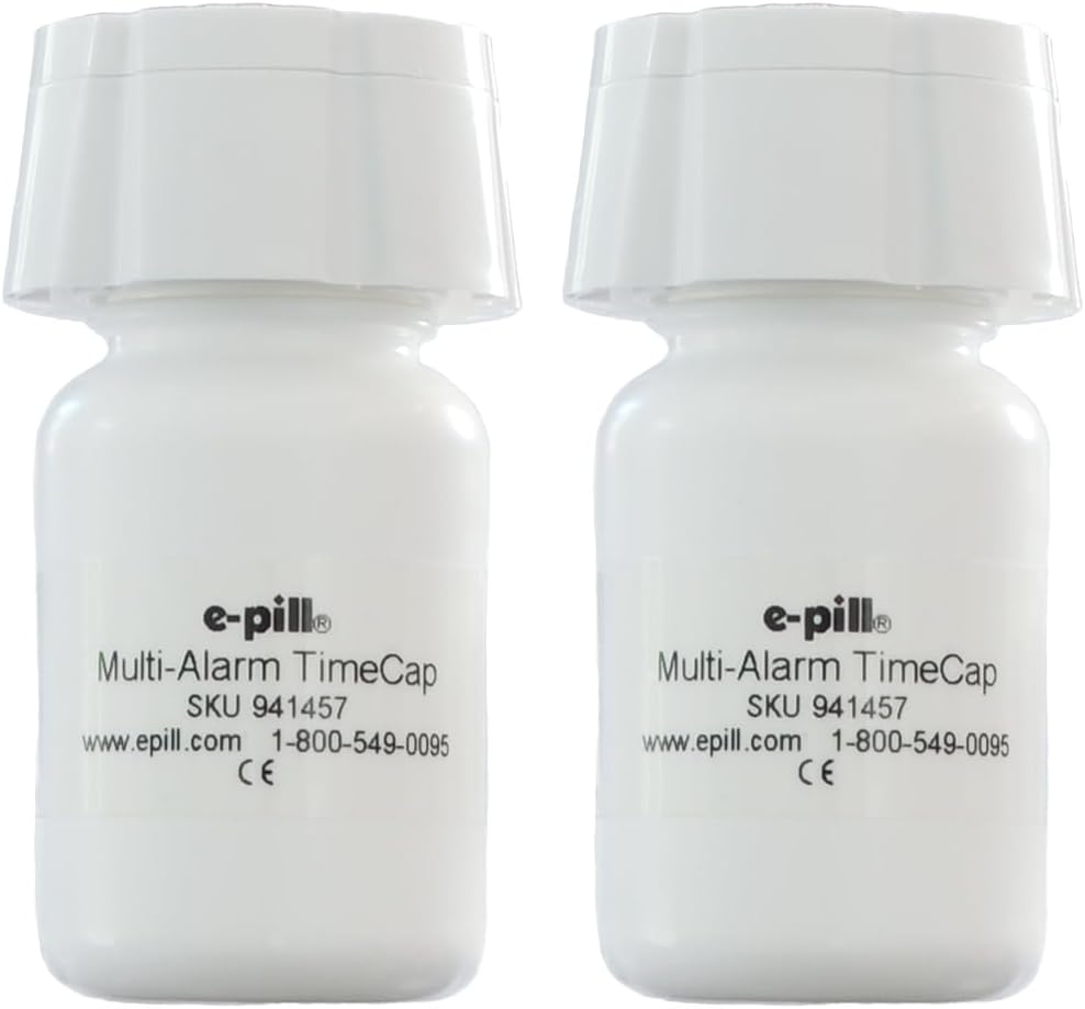 e-Pill TimeCap – Smart Pill Bottle Cap with Last Opened Time Stamp & Up to 24 Daily Alarms (2)
