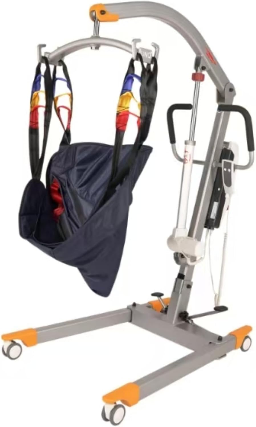 doudouX 3-in-1 Electric Patient Lift for Home use and car Transfer, with Luxury High-Back Full-Body Sling