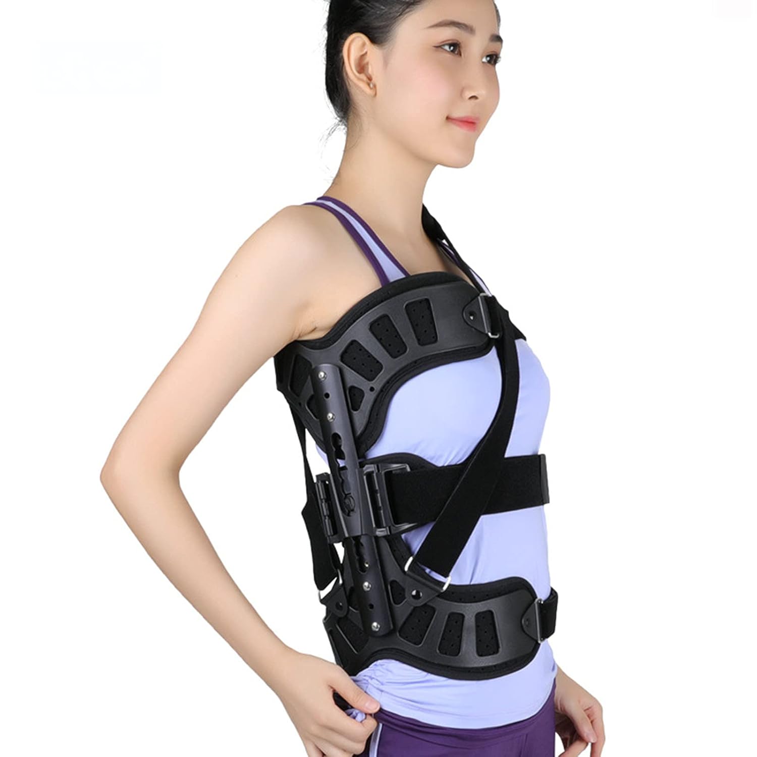 Scoliosis Corrector, Lumbar Spine Orthosis Back Brace for Adults Support Posture Corrector Lumbar Spine Clavicle Support Belt(
