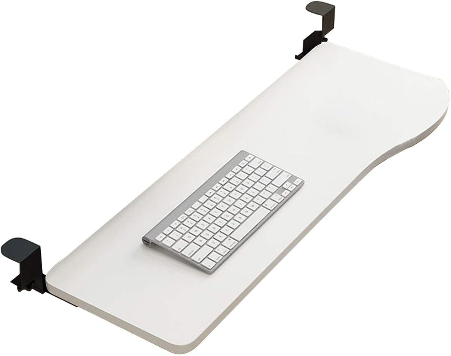 Ergonomics Under Table Keyboard Tray Wrist Rest Table Mount Armrest Shelf, Computer Hand Bracket Arm Rest Support Suitable for Home and Office,