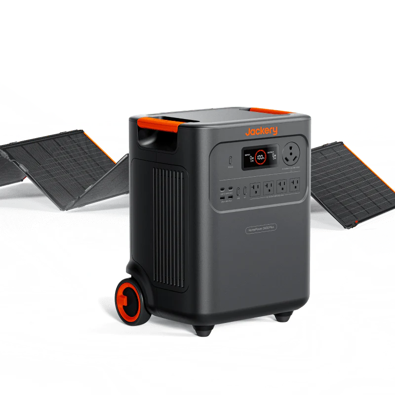 Jackery HomePower 3600 Plus Portable Power Station, 3600W AC Output, 3584Wh LFP Solar Generator, Expandable up to 43kWh
