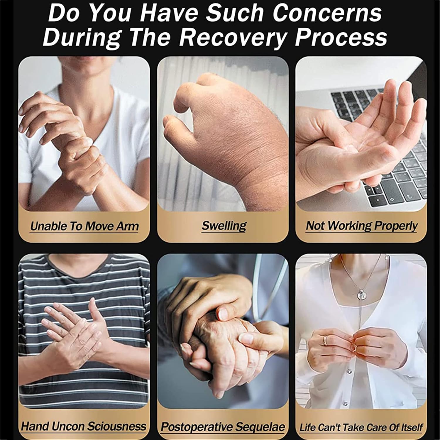 Rehabilitation Robot Gloves Finger Training, Stroke Hand Splint Finger Straightening Brace Guard Protector for Exercises for Patients with Hand Dysfunction(Size:Left-L)