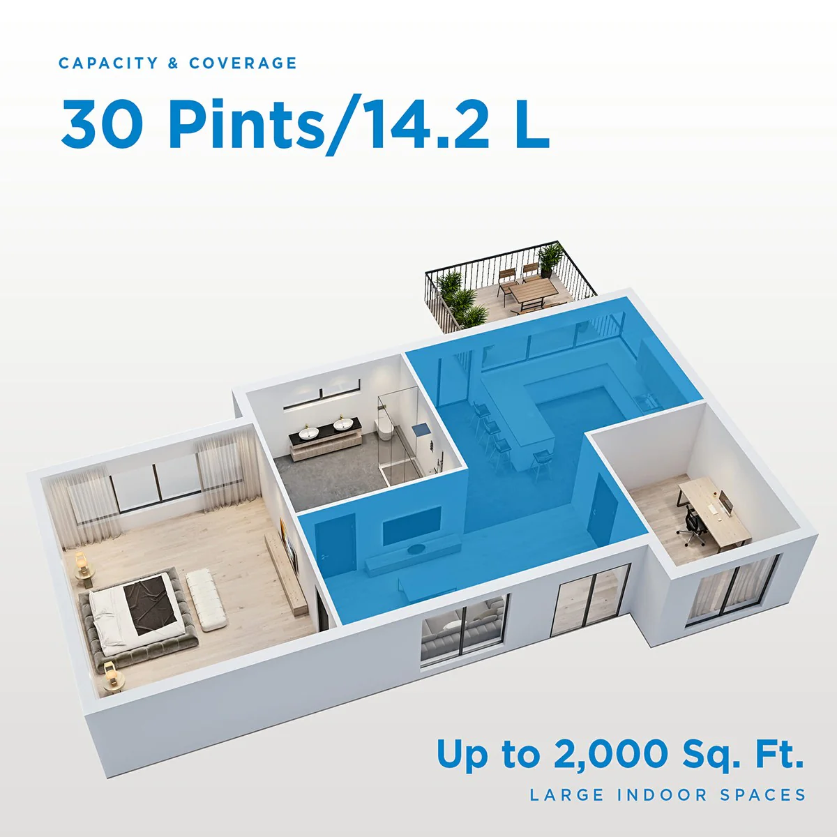 Danby 30 Pint Refurbished Dehumidifier