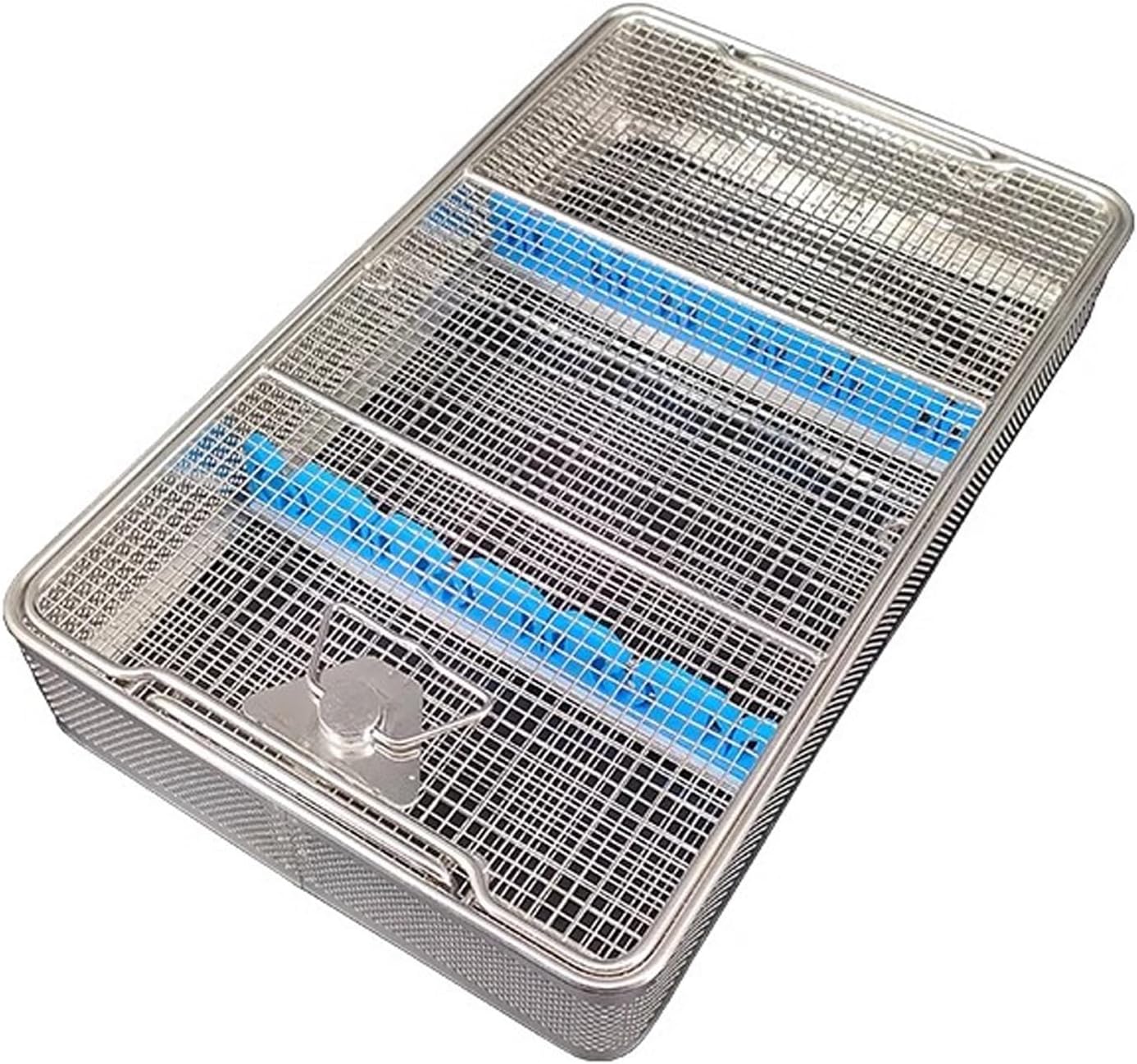 Surgical Instrument Tool Tray, Medical Tray 304 Stainless Steel, Suitable For Hospitals, Surgeries, Dental Instruments(15.7in*9.8in*2.8in)
