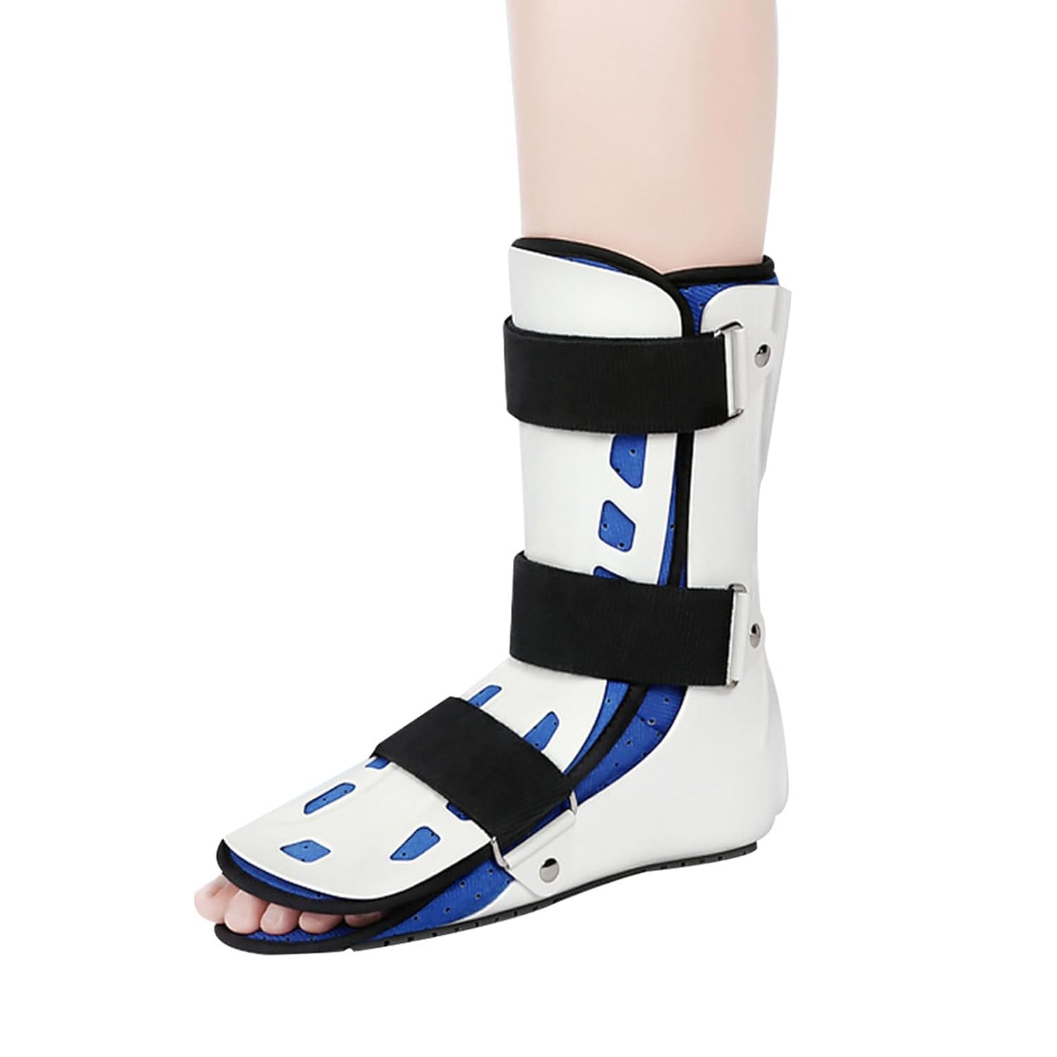 SFKLYU Adjustable Leg Support Brace After Surgery Foot Fixation Brace Night Splint for Achilles Tendonitis, Foot Pain, Heel Spur, Calf Stretching,Left