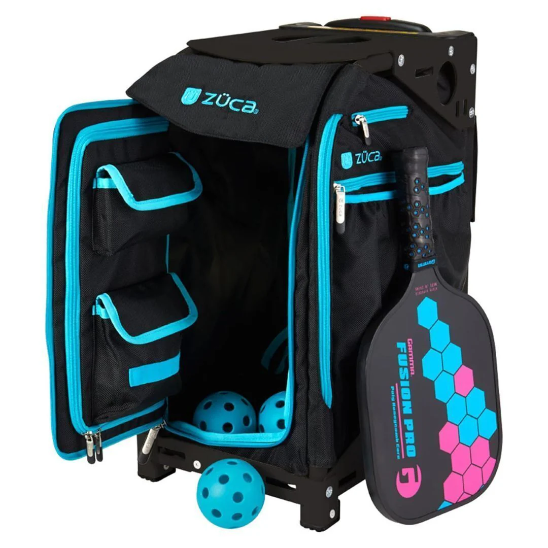Zuca Pro PB Bundle, Black Frame, Blue Trim Pro XO Insert Bag
