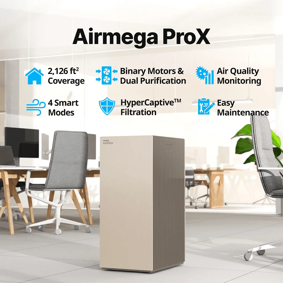 Coway Airmega Pro X Large Space HEPA Air Purifier