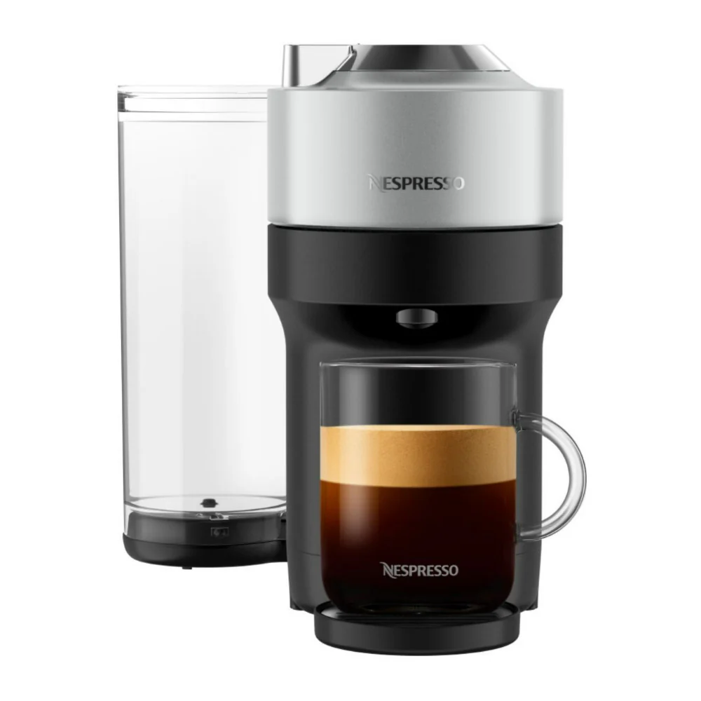 Nespresso Vertuo Pop Plus Deluxe Silver Coffee and Espresso Machine