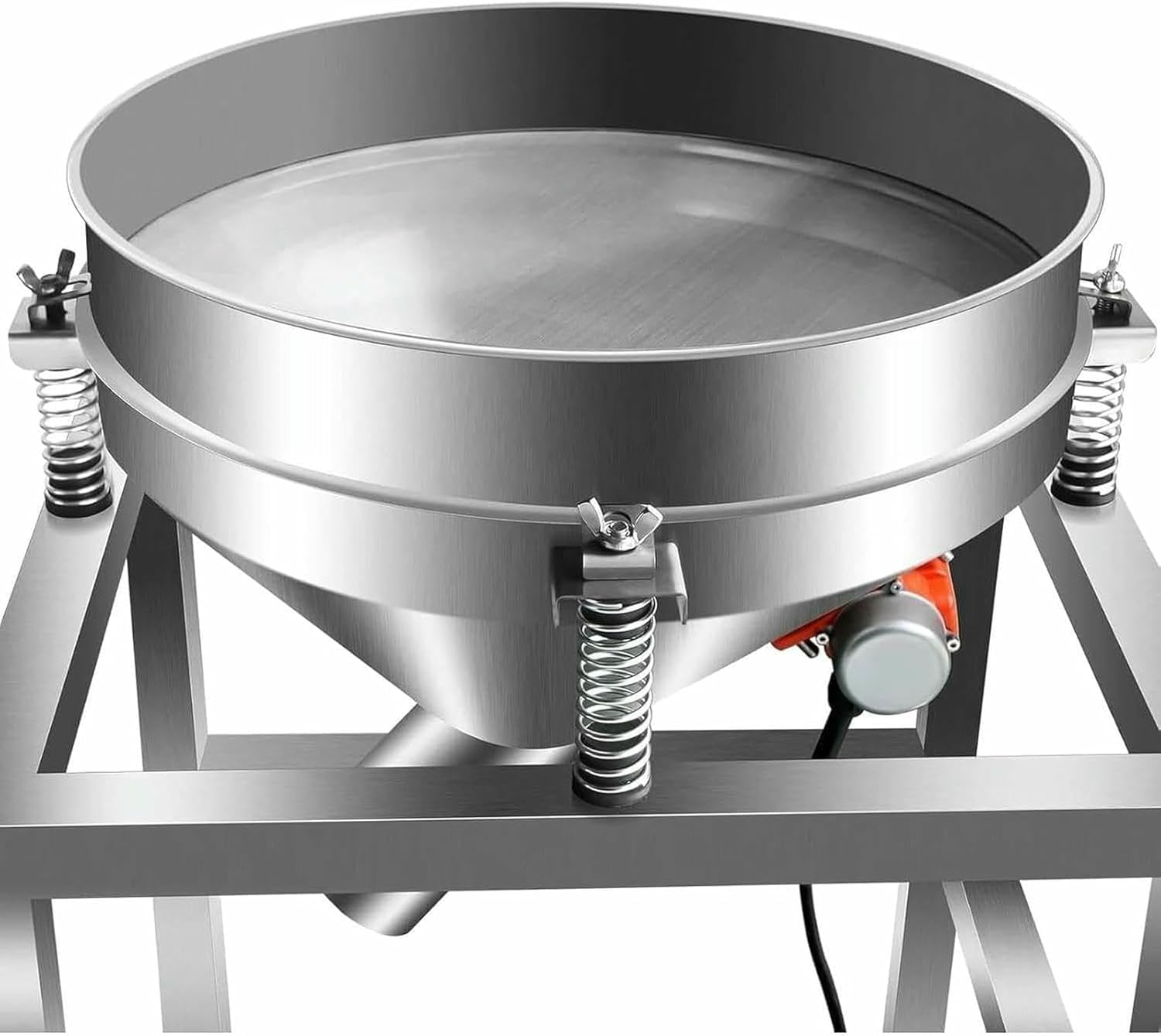 Flour Sifter Stainless Steel Electric Vibrating Flour Sieve, Automatic Shaker Machine, Flour Powder Shaker, for Industrial Use~/