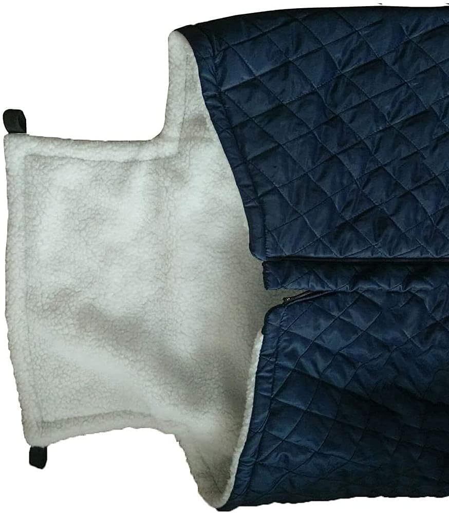 Wheelchair Blanket Wheelchair Windproof Warm Blanket,Lightweight Wheelchair Blanket with Zipper and Villus,Siamese Semi-Wrapped Windproof Set for Elderly and Disabl