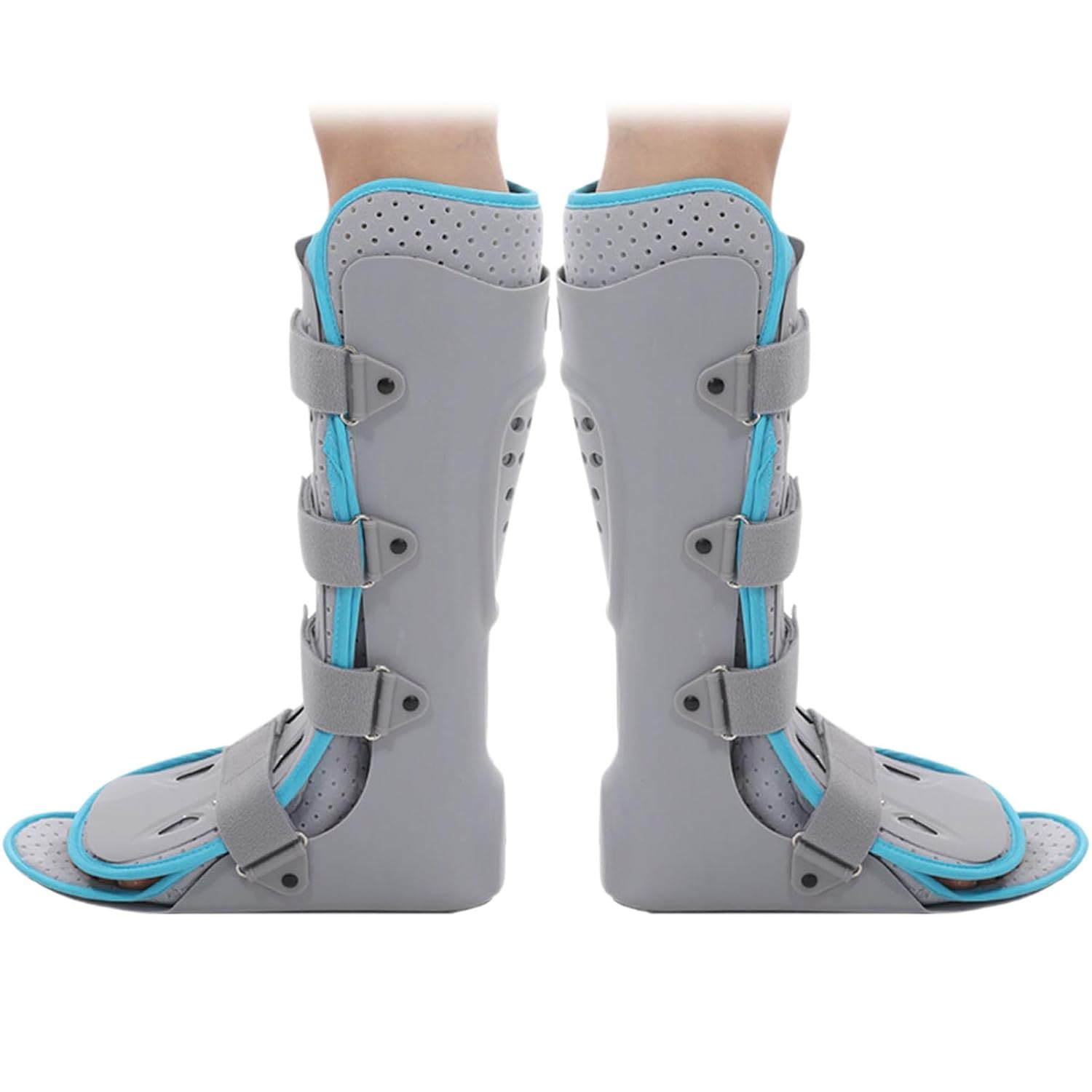 SFKLYU Foot Drop Brace Ankle Foot Orthosis Ankle Stabilizer Brace Othopedic Drop Foot Support Plantar Fasciitis Night Splint,Long with guard plate,L