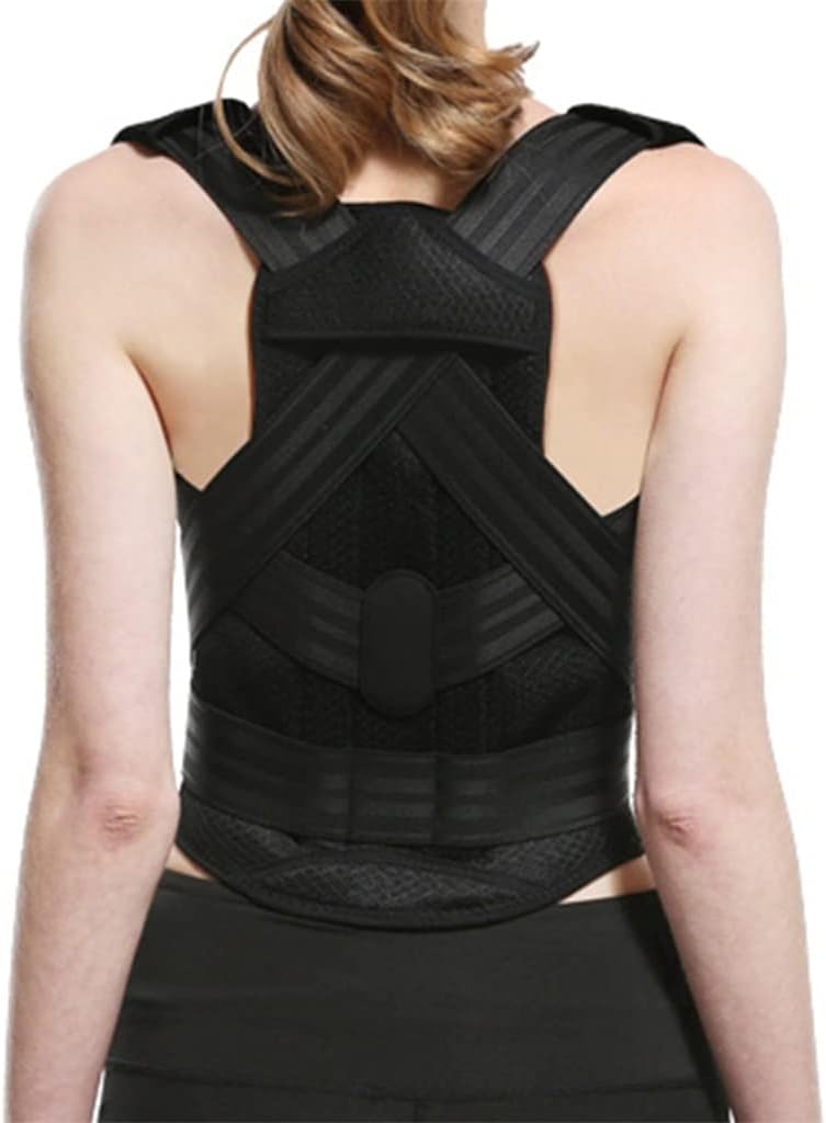 Adjustable Posture Corrector Back Support Shoulder Postural Fixer Tape Back Posture for Women Corset for Posture(L Code)