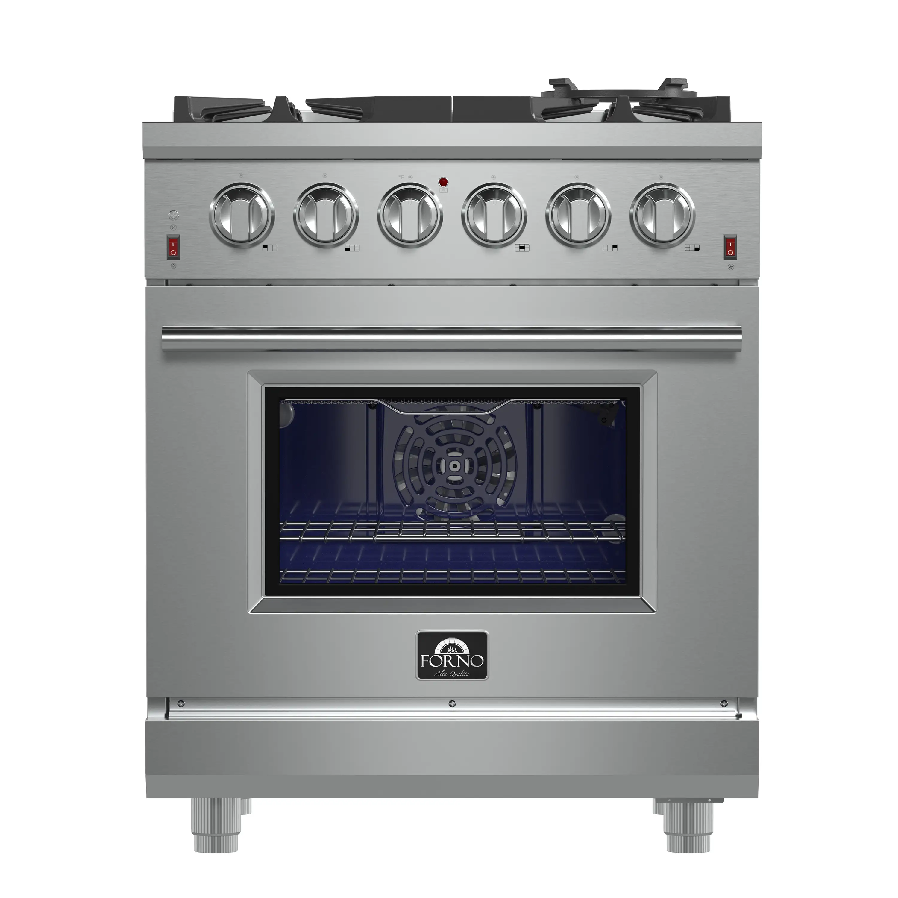 Forno Massimo 30-Inch Gas Range in Stainless Steel (FFSGS6239-30)