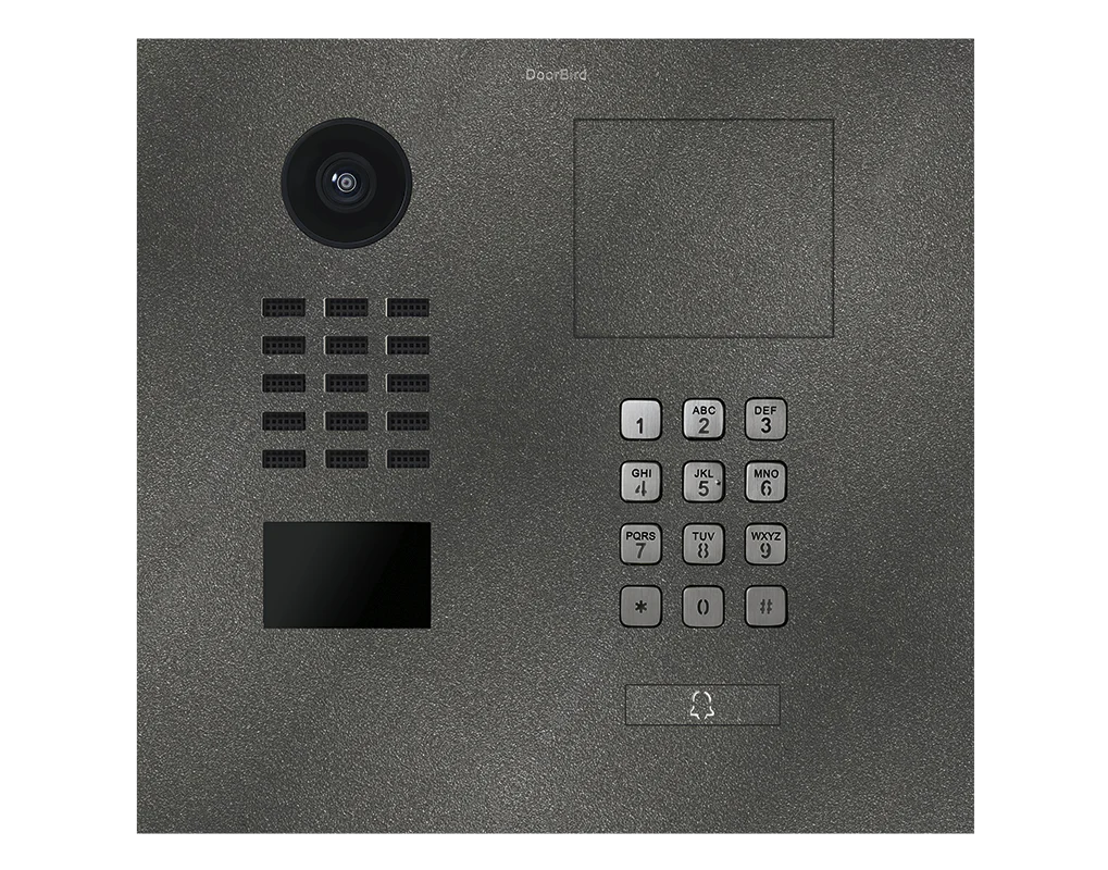 DoorBird D2101KH IP Video Door Station, 1 Call Button in DB 703 Stainless Stee