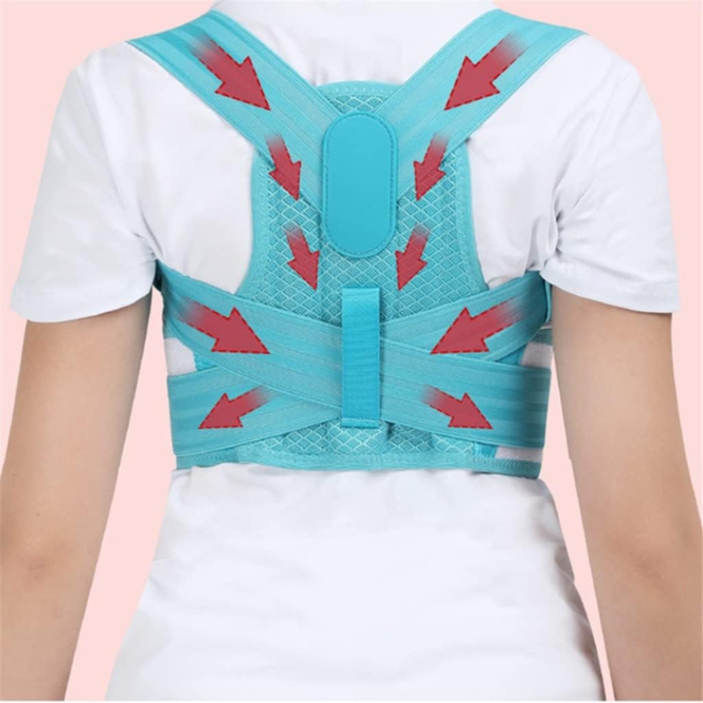 Adjustable Posture Corrector Back Support Belt Orthopedic Corset for Spine Back Lumbar Shoulder Braces(Black-JoJo's Bizarre Adventure1,Small)