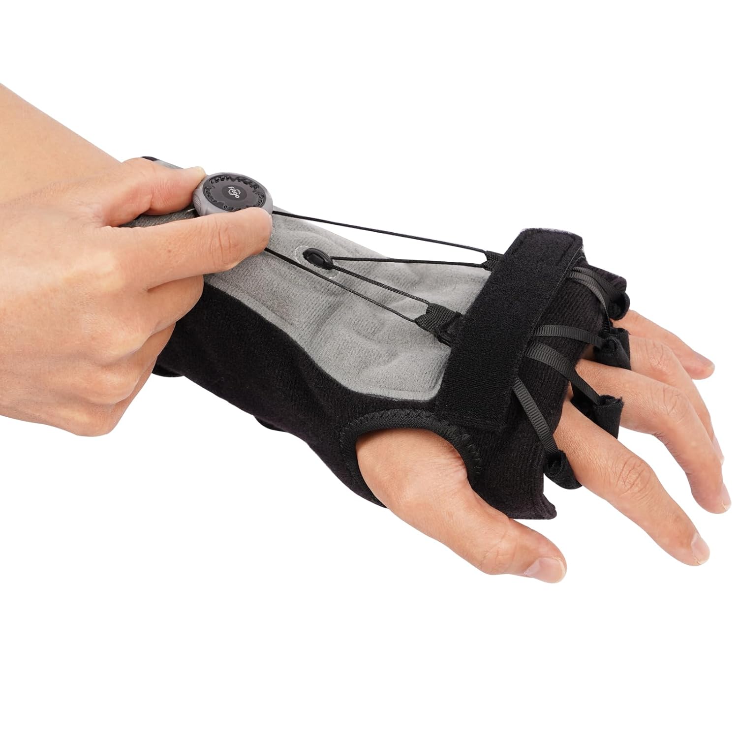 Radial Nerve Palsy Splint with Knob, Adjustable Dynamic Wrist Drop Brace for Finger Extension, Saturday Night Palsy, Crutch Palsy, MCP Arthroplasty, and Stroke Recovery (Right, L/XL)