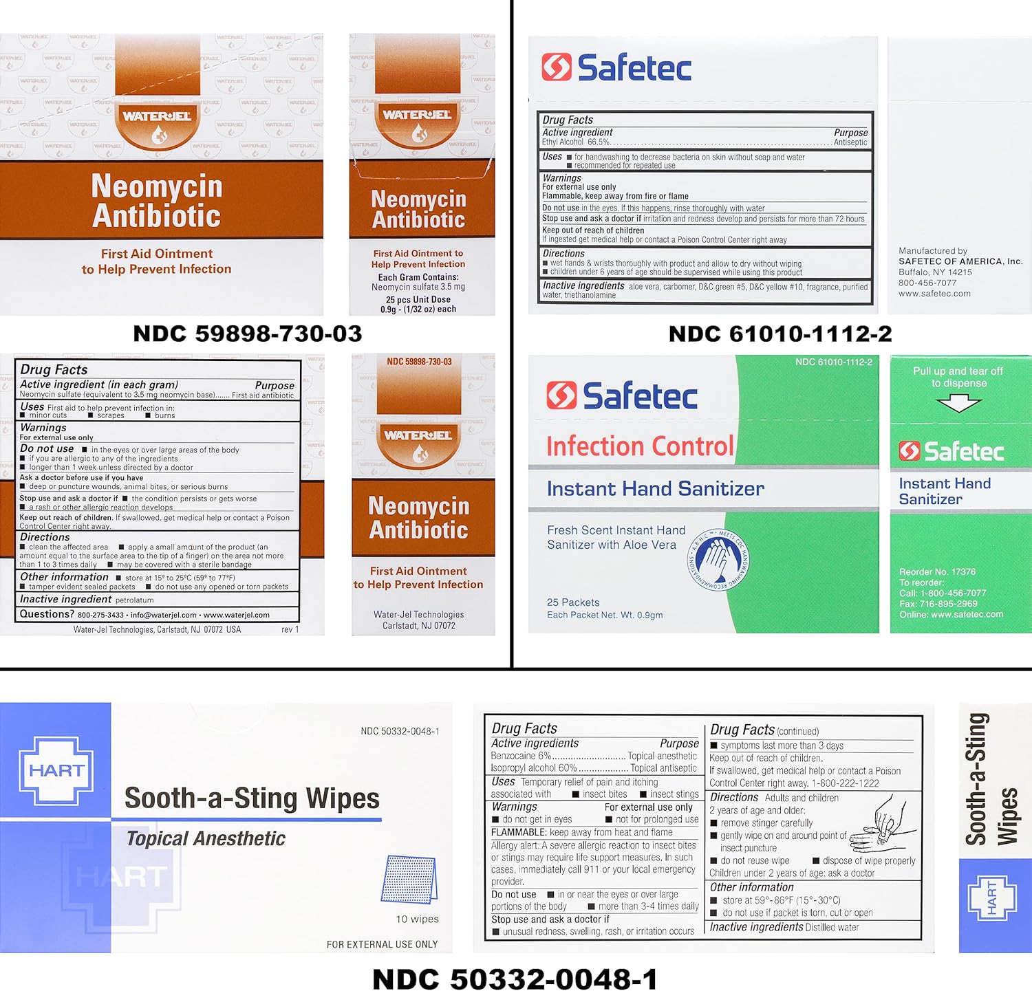 MFASCO Emergency Kit & First Aid Combo Kit - Combines Basic First Aid with supplies for Major Injuries - OSHA 2021 Class A Compliant - First Aid Kit for Business - First Aid Kit for Home and Workplace