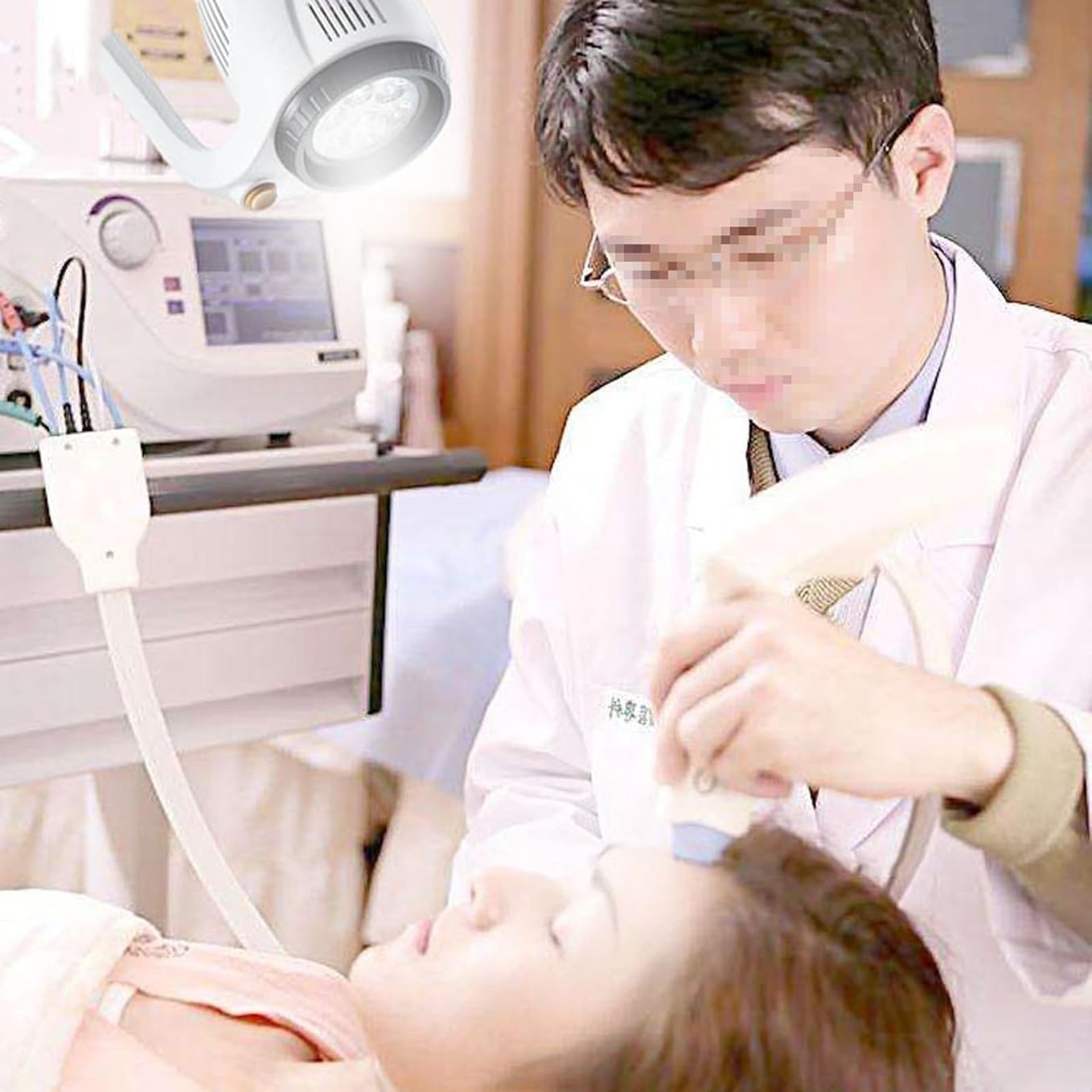 21W Mobile Medical Gynecological Examination Light, Flexible Gooseneck Exam Lamp, Shadowless Exam Light Medical,for Dental, Cosmetology and Pet Diagnostic Examination