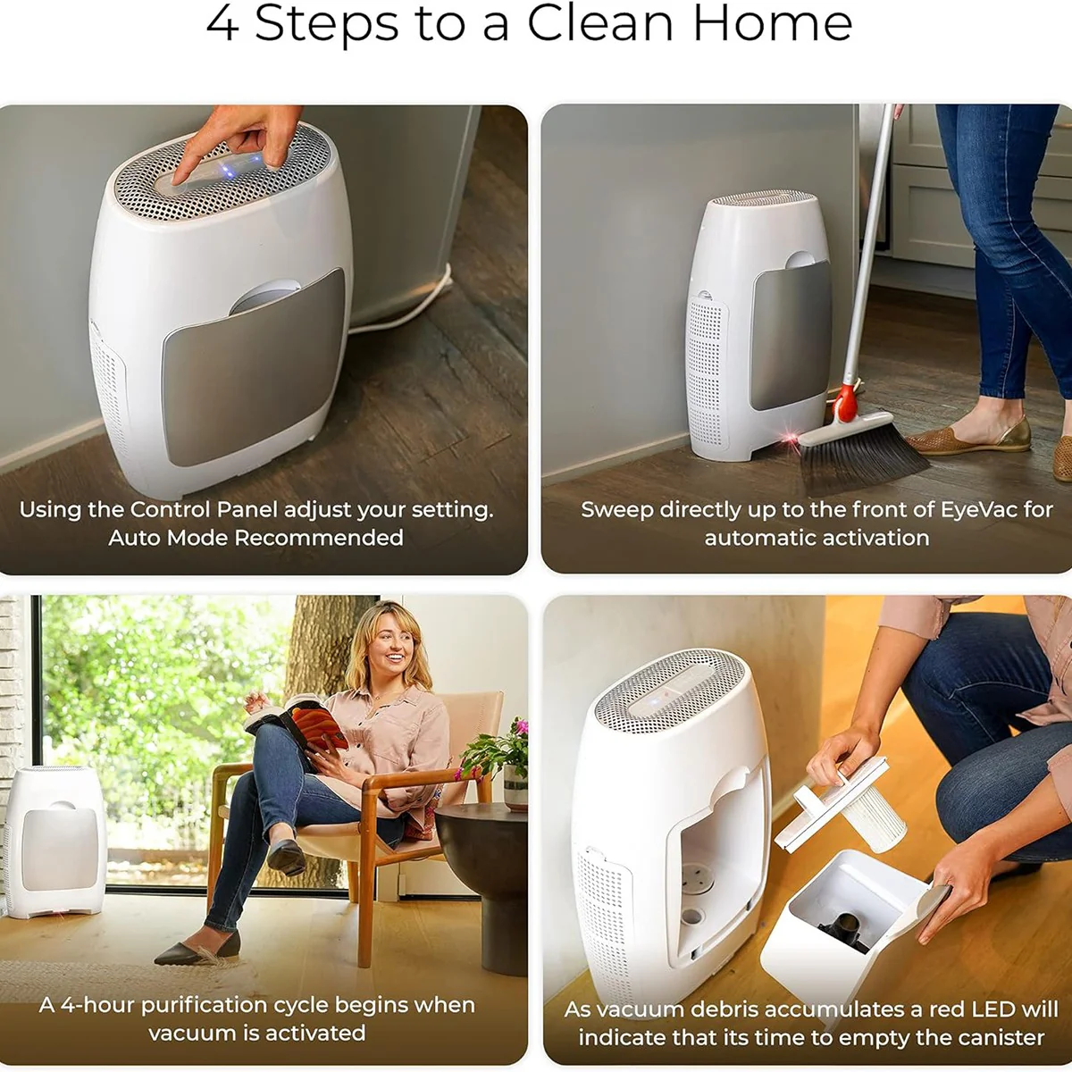 EyeVac Air Touchless Vacuum & Air Purifier