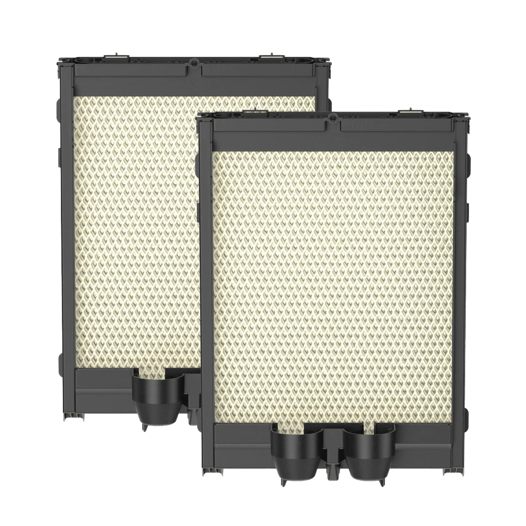 Aprilaire H445EZ1A Humidifier Filter/Water Panel Assembly Replacement Kit for Models: 400, 400A, 400M (2-pack)