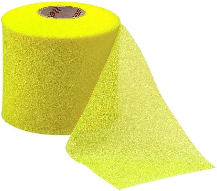 Mueller Mwrap: Foam Underwrap, Pre-wrap for Athletic Tape- 48 Rolls/Case-Sunburst