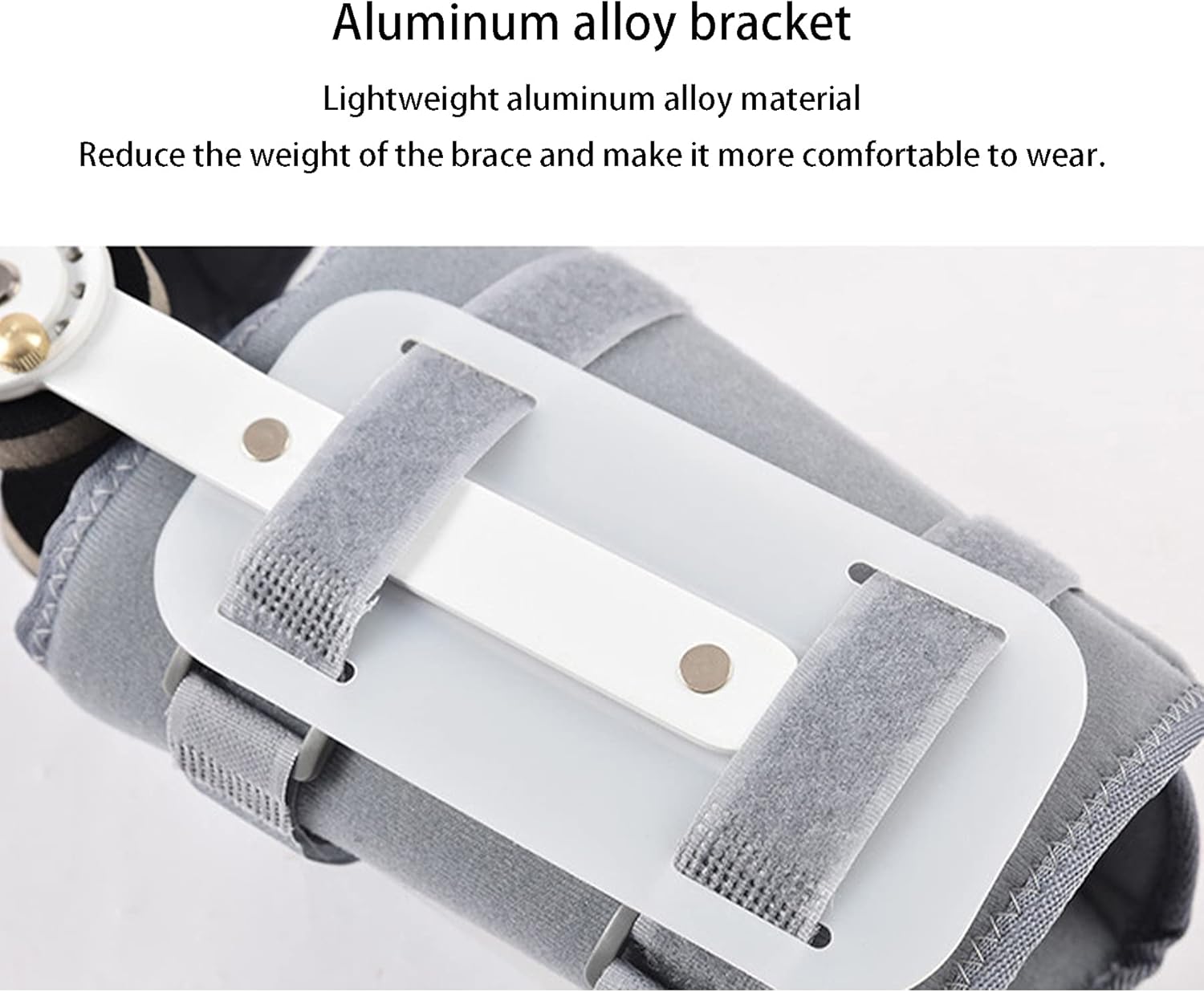 Hinged ROM Elbow Brace for Dislocated Arm Adjustable Post Op Elbow Brace Stabilizer Splint Arm Injury Recovery Support After Surgery Surgery Recovery Ligament Tendon Repairs,Small