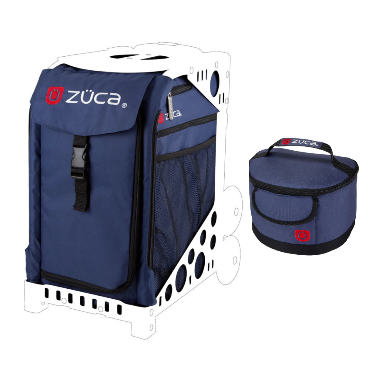 Zuca Midnight Sport Insert Bag (Frames Sold Separately) and Lunchbox