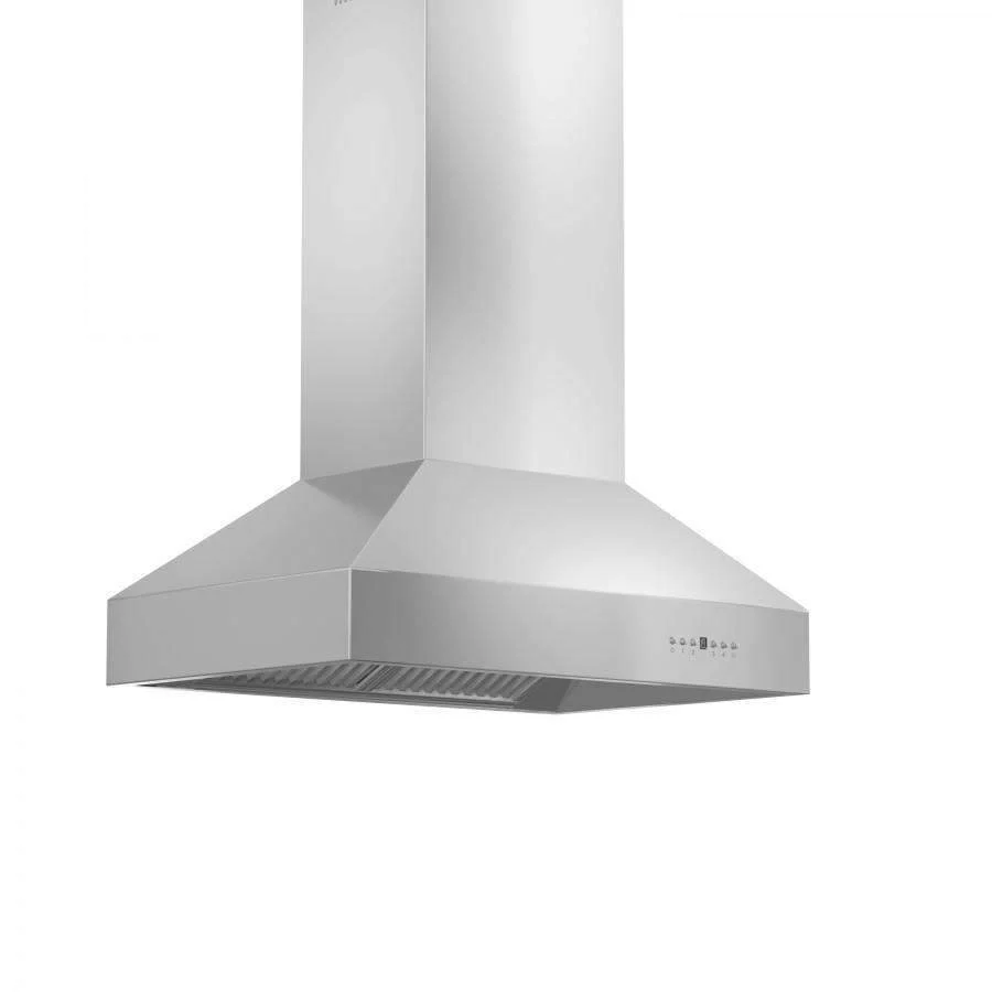 ZLINE 54-Inch Ducted Island Mount Range Hood in Stainless Steel (697i-54)
