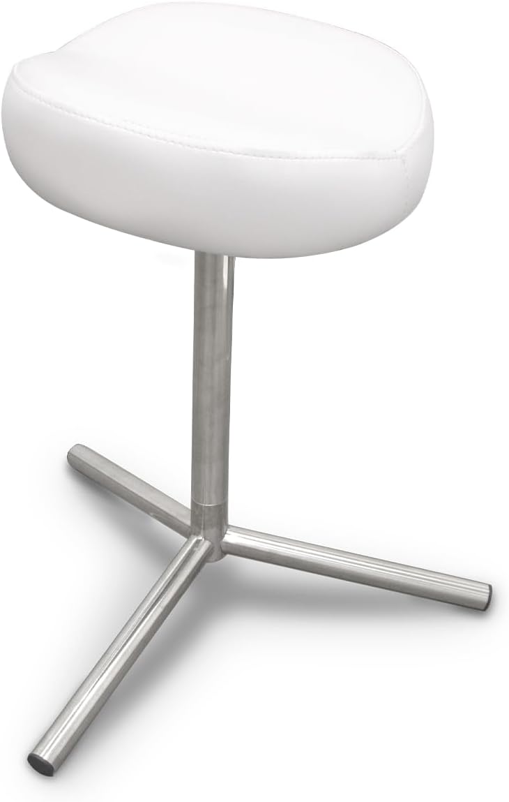 Leg and Arm Support, Padded Leatherette and Adjustable Height White