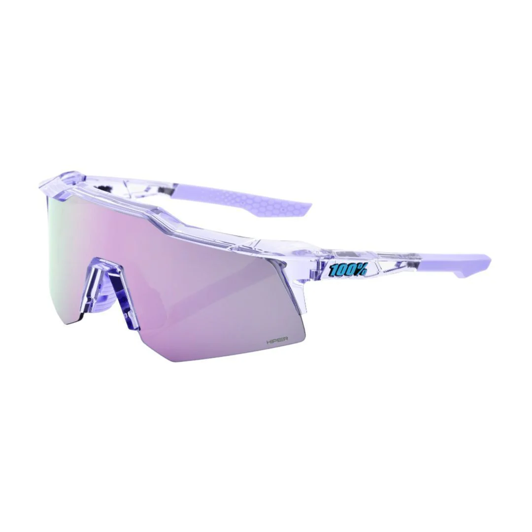 100% SPEEDCRAFT XS - Polished Translucent Lavender - HiPER Lavender Mirror Lens