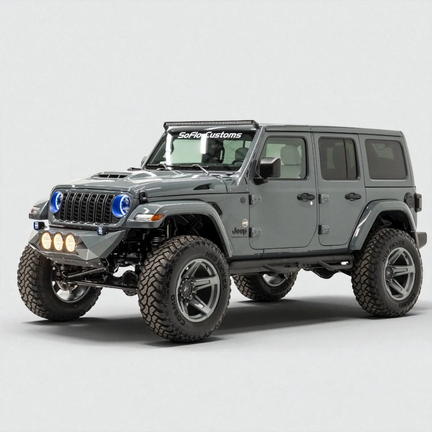 Apocalypse 5 Spoke Wheel for Jeep Gladiator /  Wrangler 5 Lug (Silver)