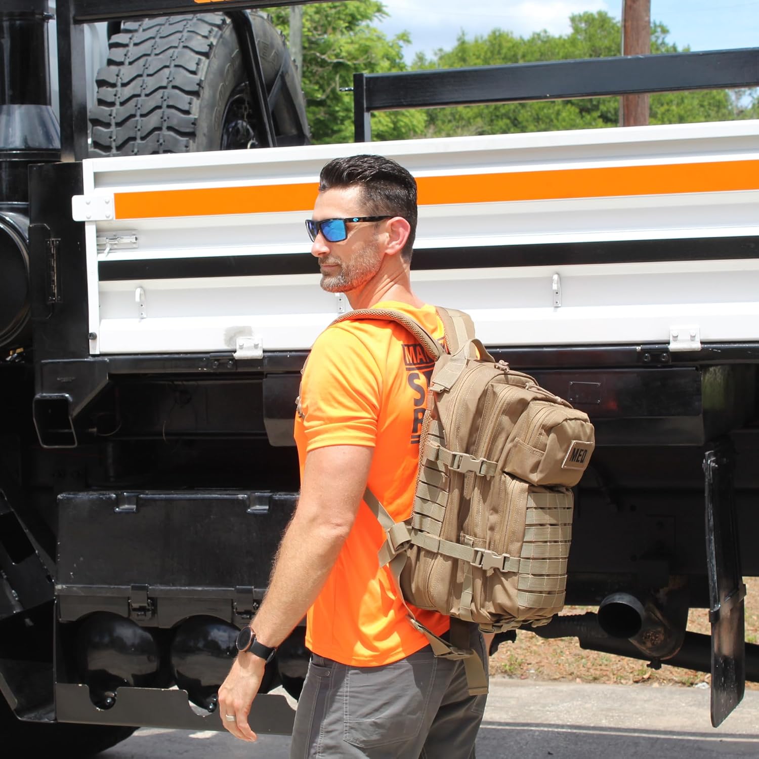 Luminary Tactical Trauma Kit Fully Stocked First Aid Kit Backpack EMS/EMT First Responder Medical Bug Out Bag for Preppers Professionals and Outdoorsman (Olive Drab)