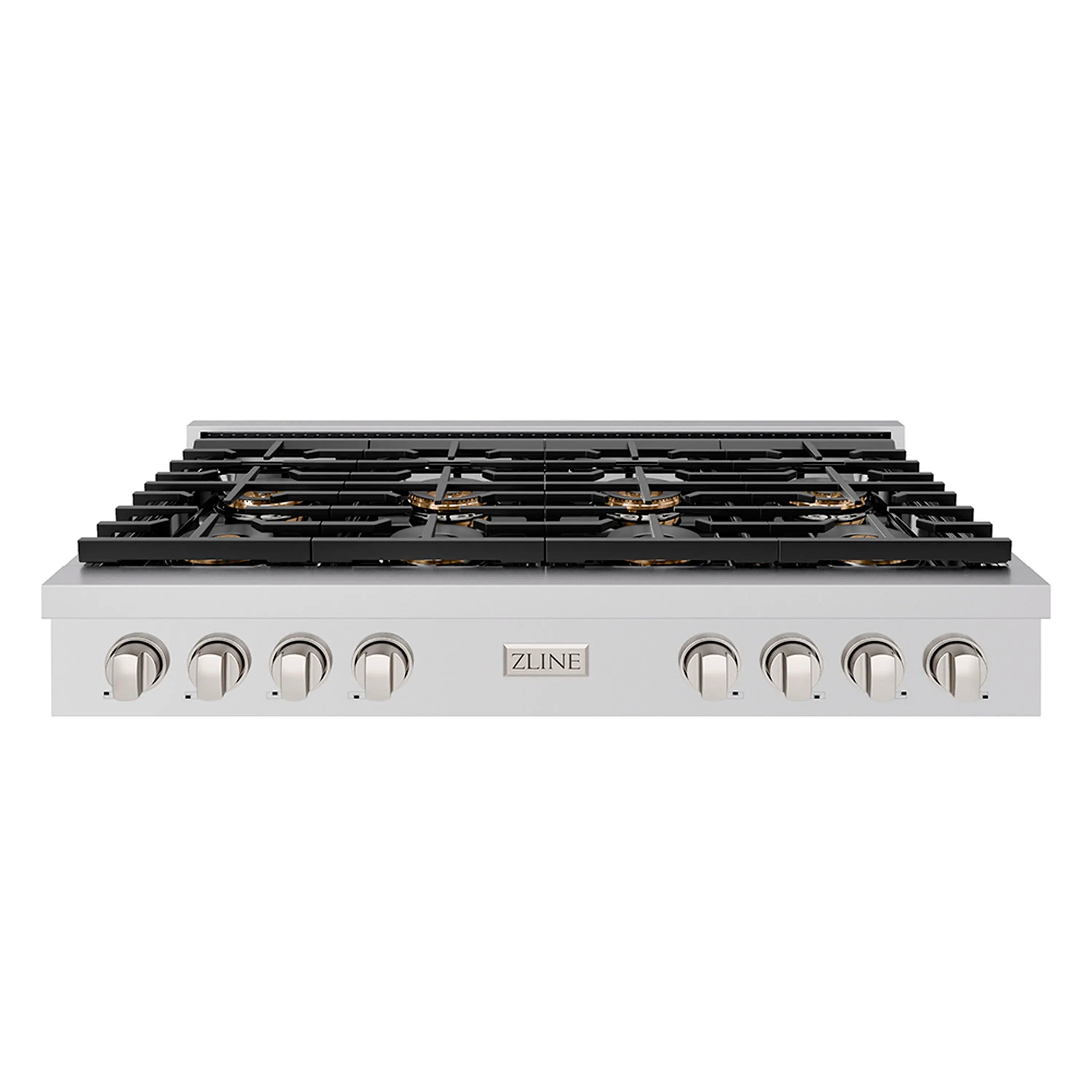 ZLINE 48-Inch Paramount Gas Rangetop with 8 Burner DuoPro鈩?Cooktop in Stainless Steel (PSRT48)