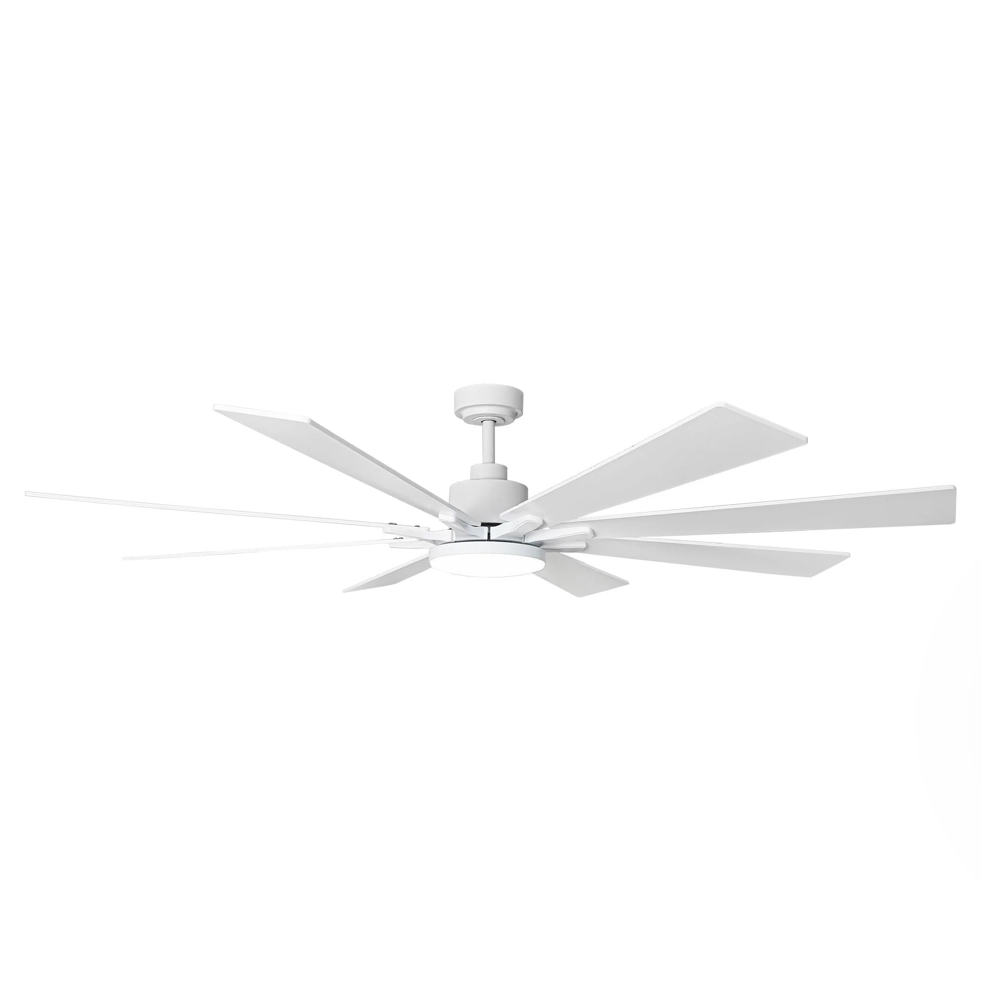 Parrot Uncle 72-Inch Elbe Modern Downrod Mount Ceiling Fan with Light and Remote Control