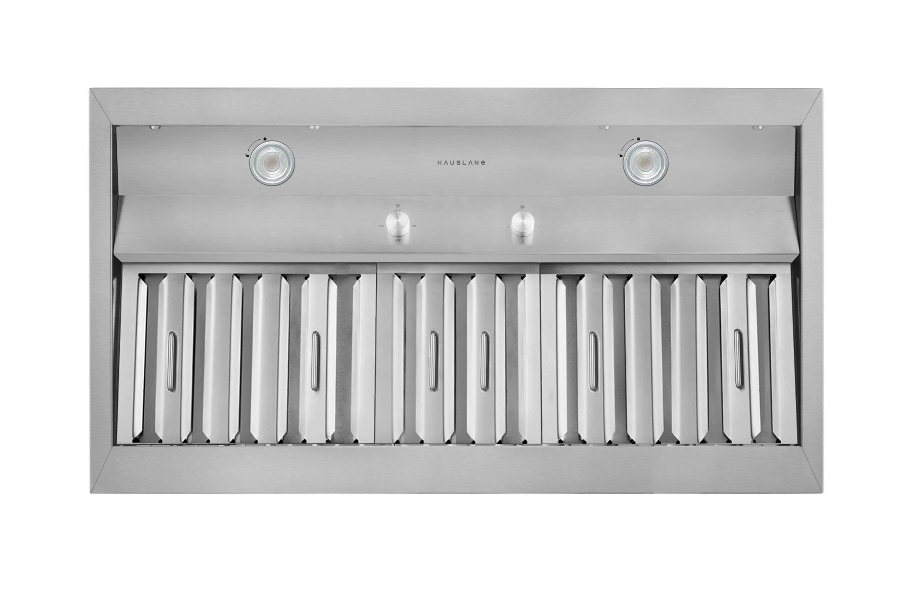 Hauslane Convertible Built-In Insert Range Hood in Stainless Steel, 18.5-Inch Deep (IN-R200)