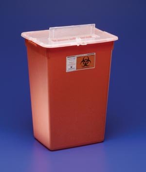 31143665-37.9 L (10 gal.) - Sharps-A-Gator Large Volume Sharps Containers, Covidien - Case of 6