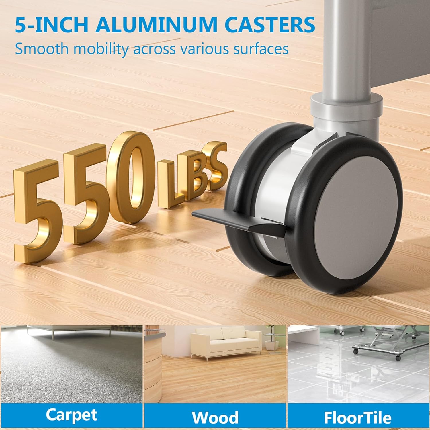 Premium Full Electric Hospital Bed - 5 Function Medical Beds, 4.7