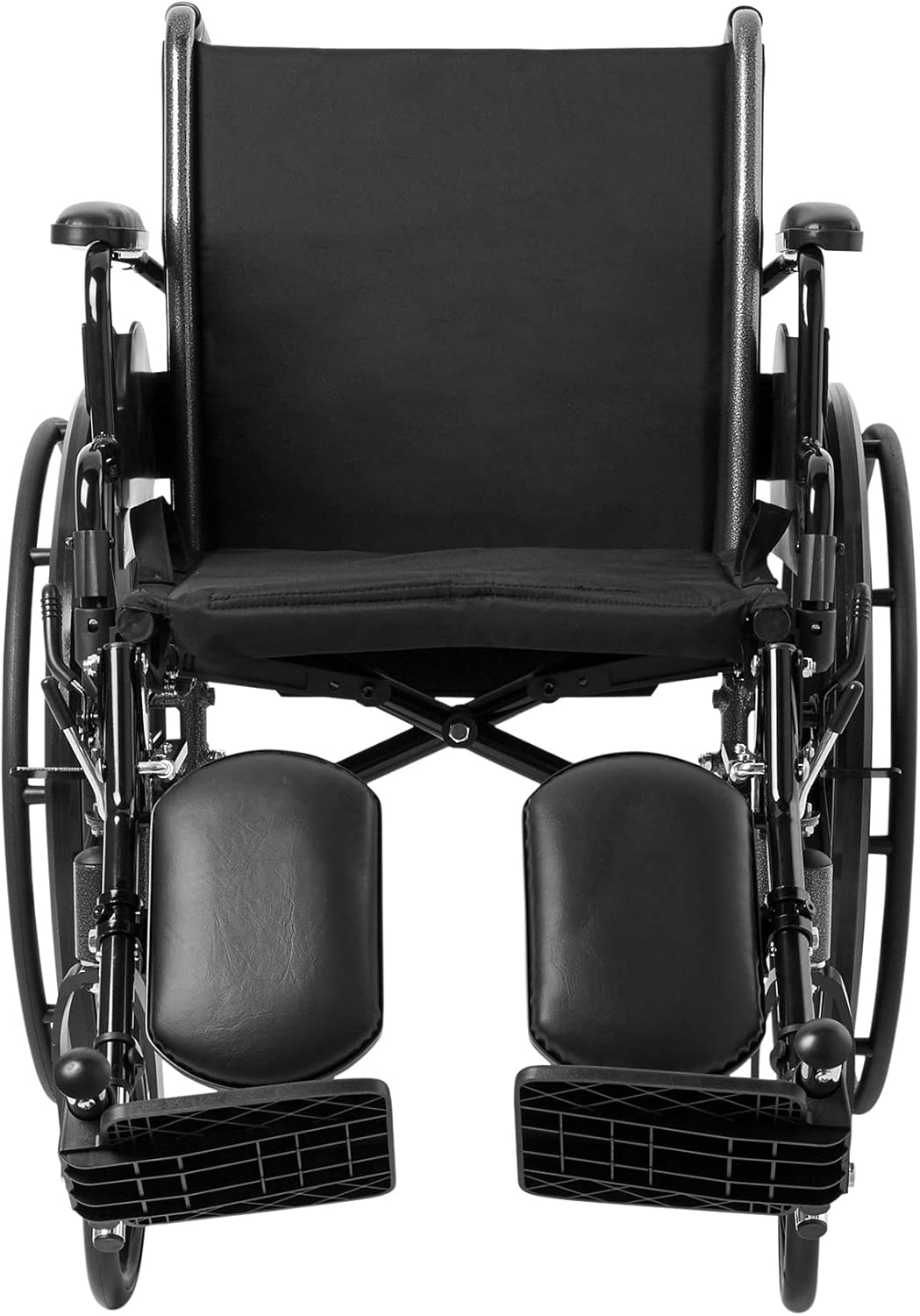 McKesson Wheelchair, Swing Away Foot Leg Rest, Elevating Leg Rest, Desk Length Arms Flip Back, 18 in Seat, 300 lbs Weight Capacity, 1 Count