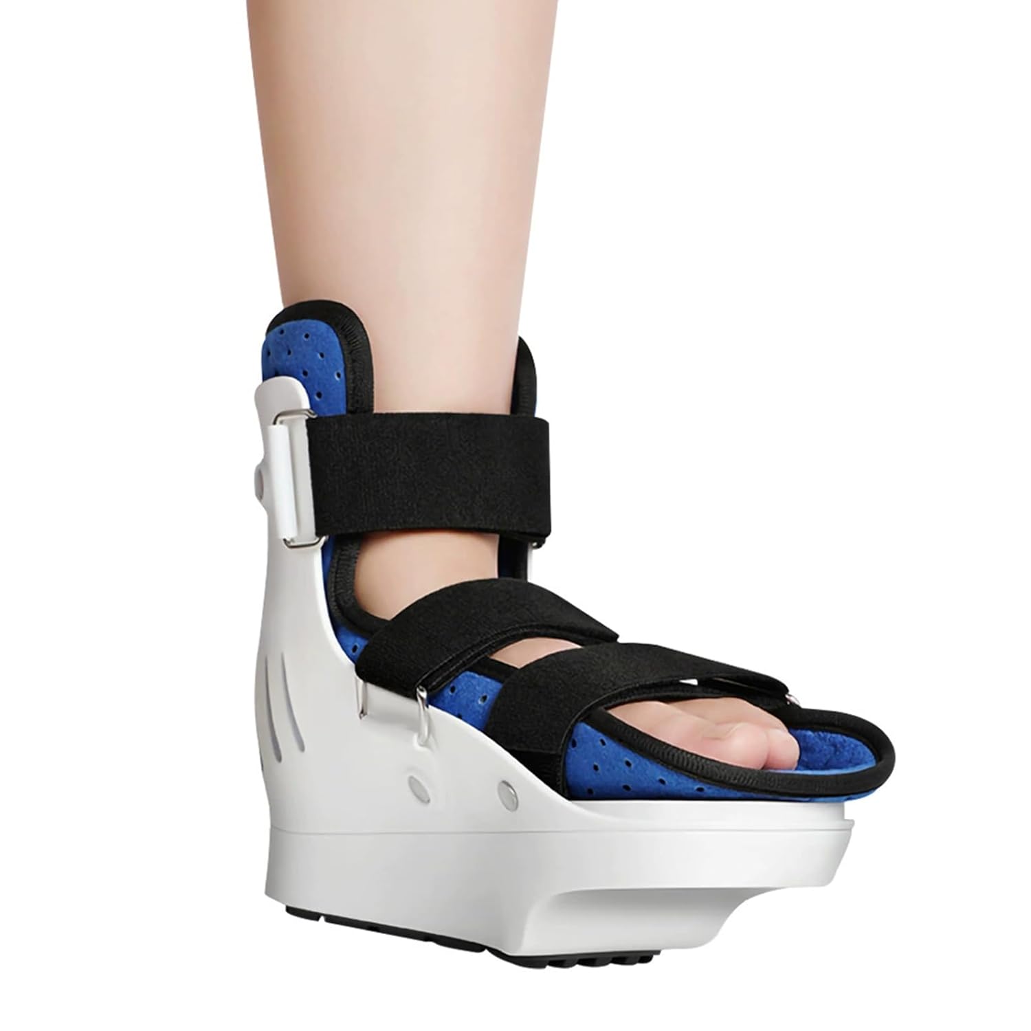 SFKLYU Foot Drop Fixation Walker Fracture Boot Fixation Brace Ankle Foot Orthosis Support Splint for Foot or Ankle Injuries, Foot Fractures or Sprains,Left,S