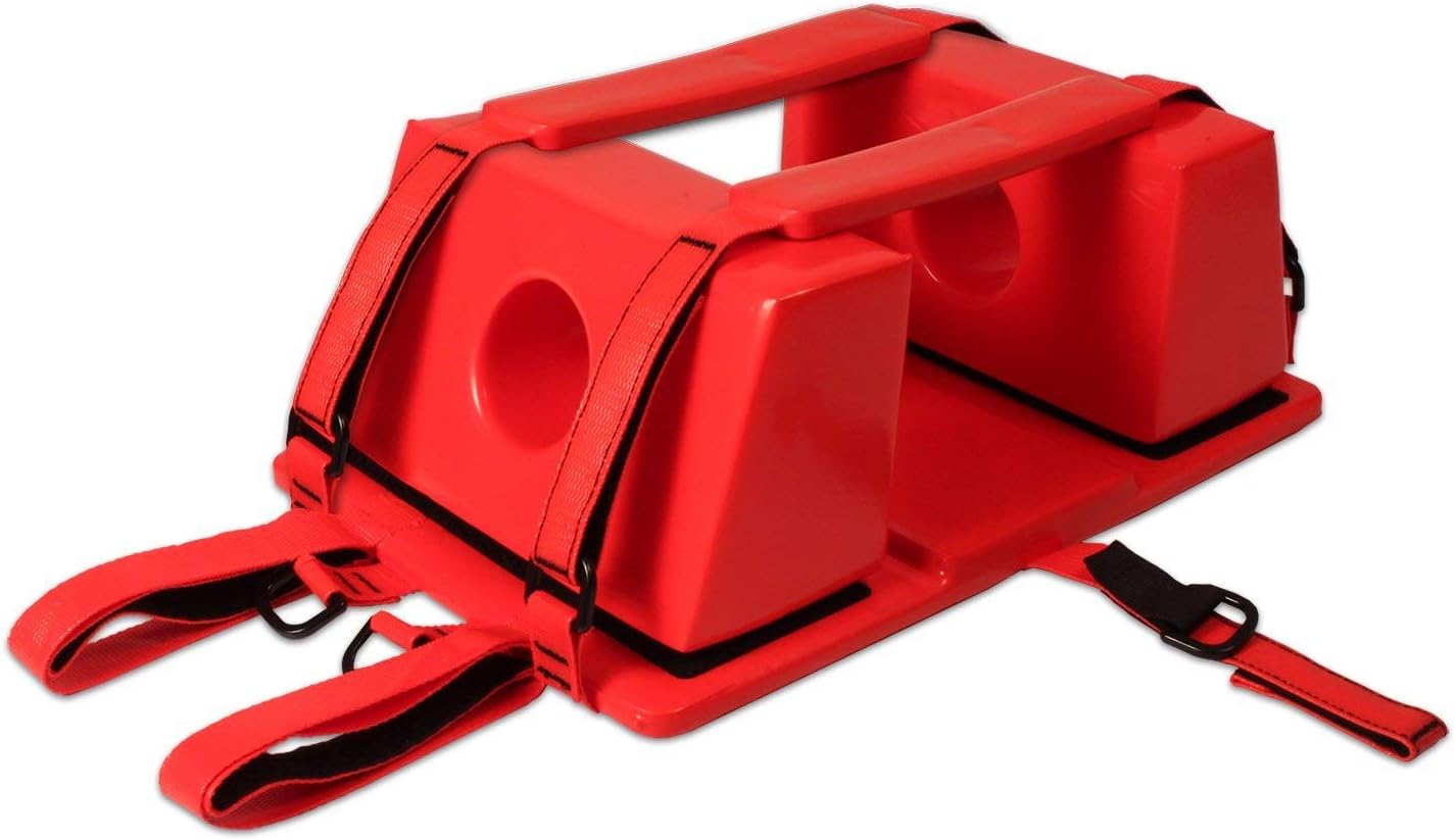 Dealmed Deluxe Emergency Head Immobilizer with Straps Universal Orange